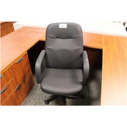 Black Leather High Back Executive Chair