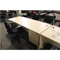 Maple 66" Executive Desk
