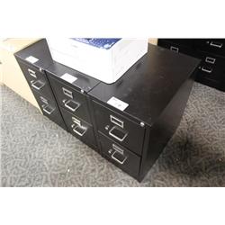 Black 2 Drawer Vertical File Cabinet