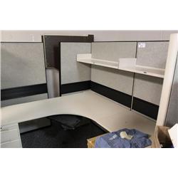 Global 3 Person Modular Workstation