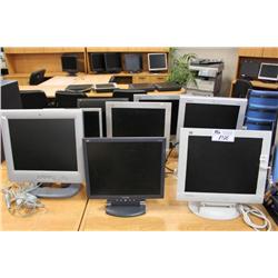 8 Flat Panel Monitors