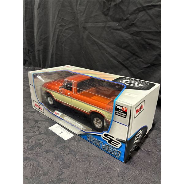 NIB 1:18 scale die cast 1979 F150 pickup