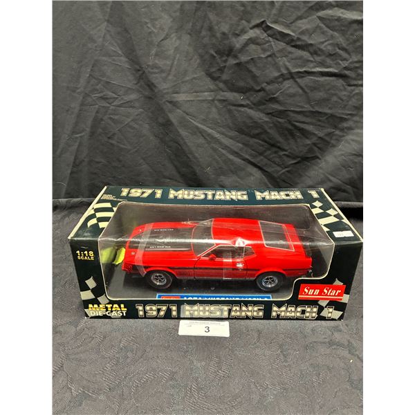 NIB 1:18 scale die cast 1971 Mustang Mach 1