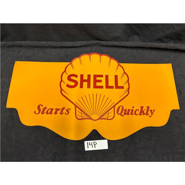 Rare NOS Shell cardboard radiator cover 21"x10"