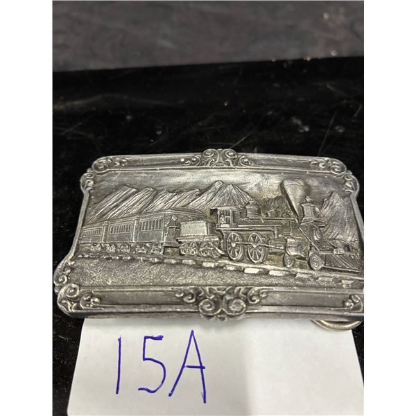 Vintage Siskiyou Railroad belt buckle