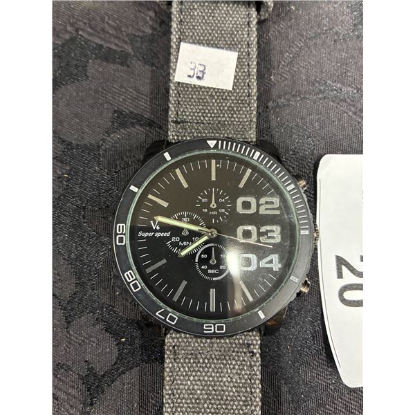 Nice military V6 Super Speed large quartz watch