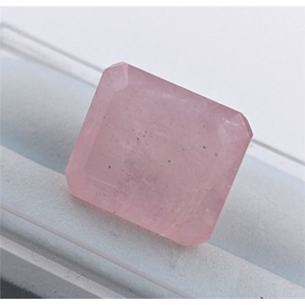 15.96 ct Certified Pink Morganite gemstone ($5,900 Appraisal)