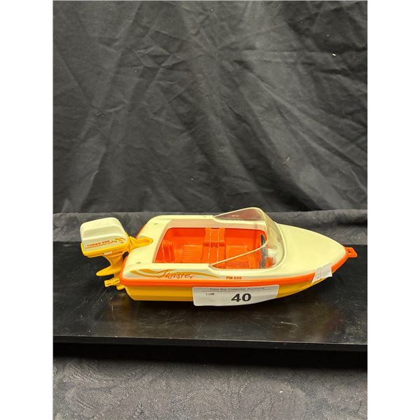 Vintage speedboat model, "Twister" 10" long