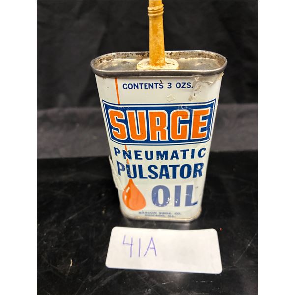 Vintage hand oiler Surge 3 oz