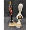 Image 1 : 2 beer tap handles on stand