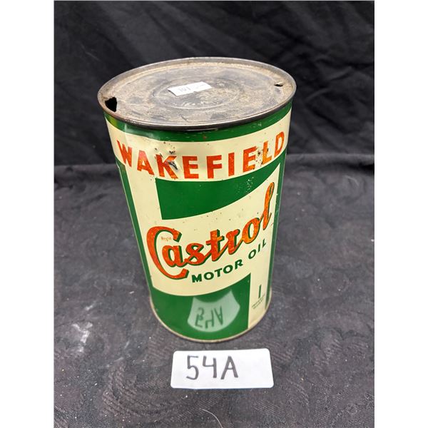 Vintage Castrol 1 qt tin