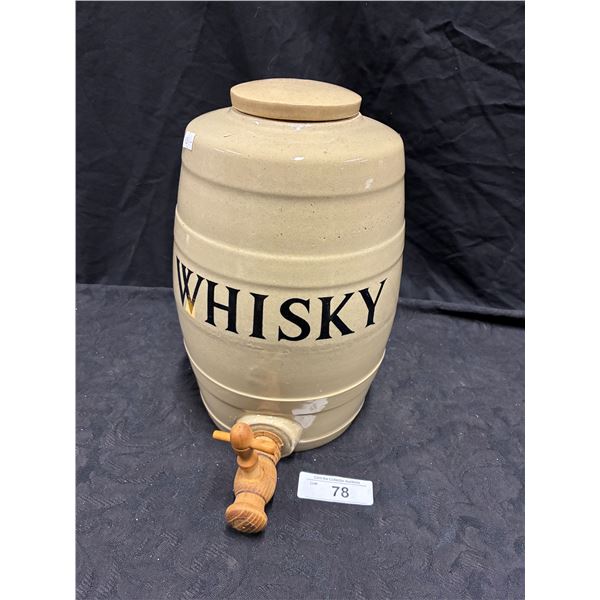 Very nice vintage whiskey crock with spigot