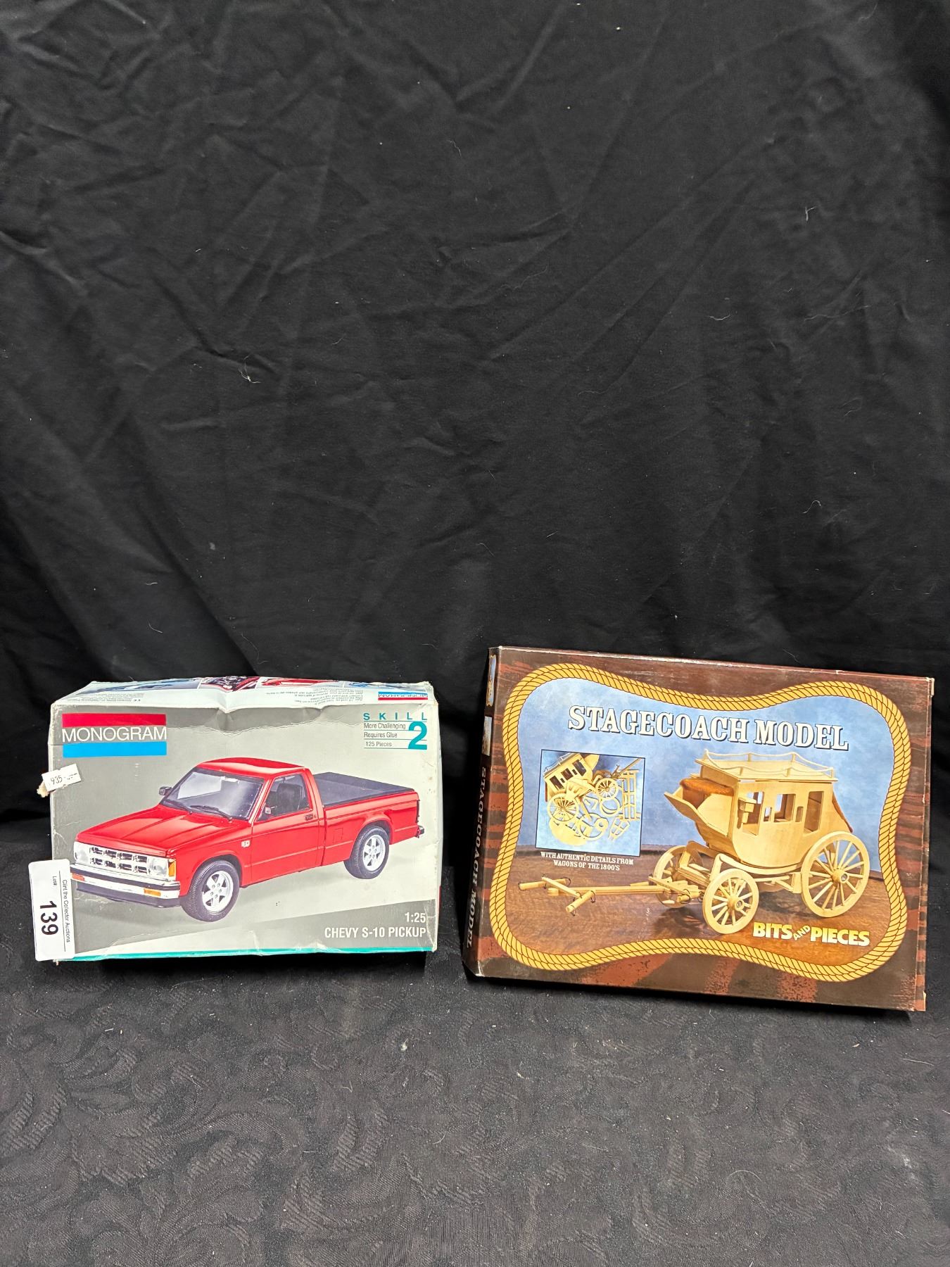 Colada Model Kit Box 2 model kits open box. Sealed kit