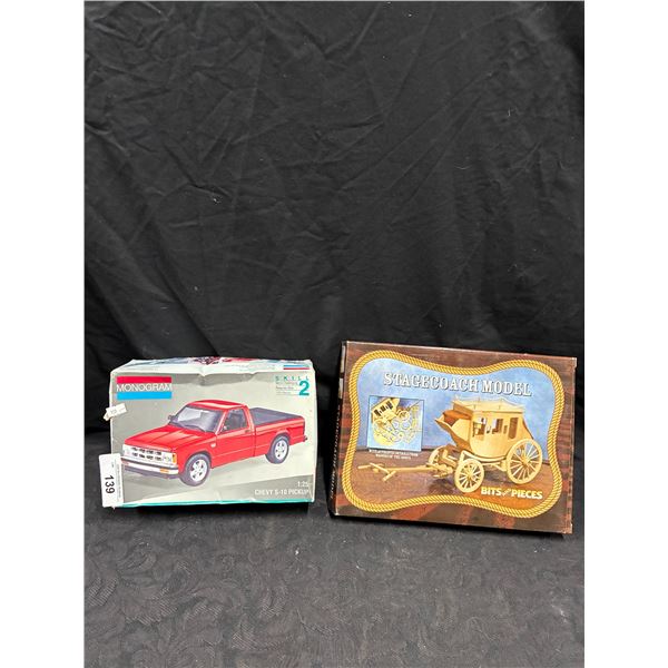 2 model kits open box. Sealed kit