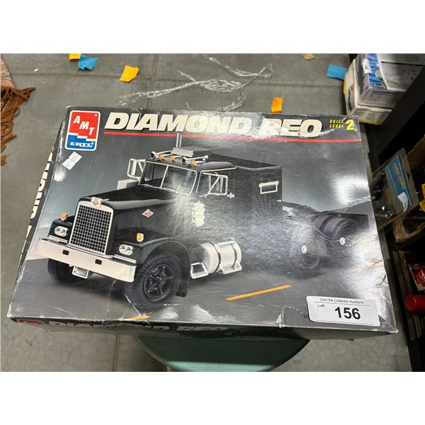 1:25 scale Diamond REO tractor model kit, sealed