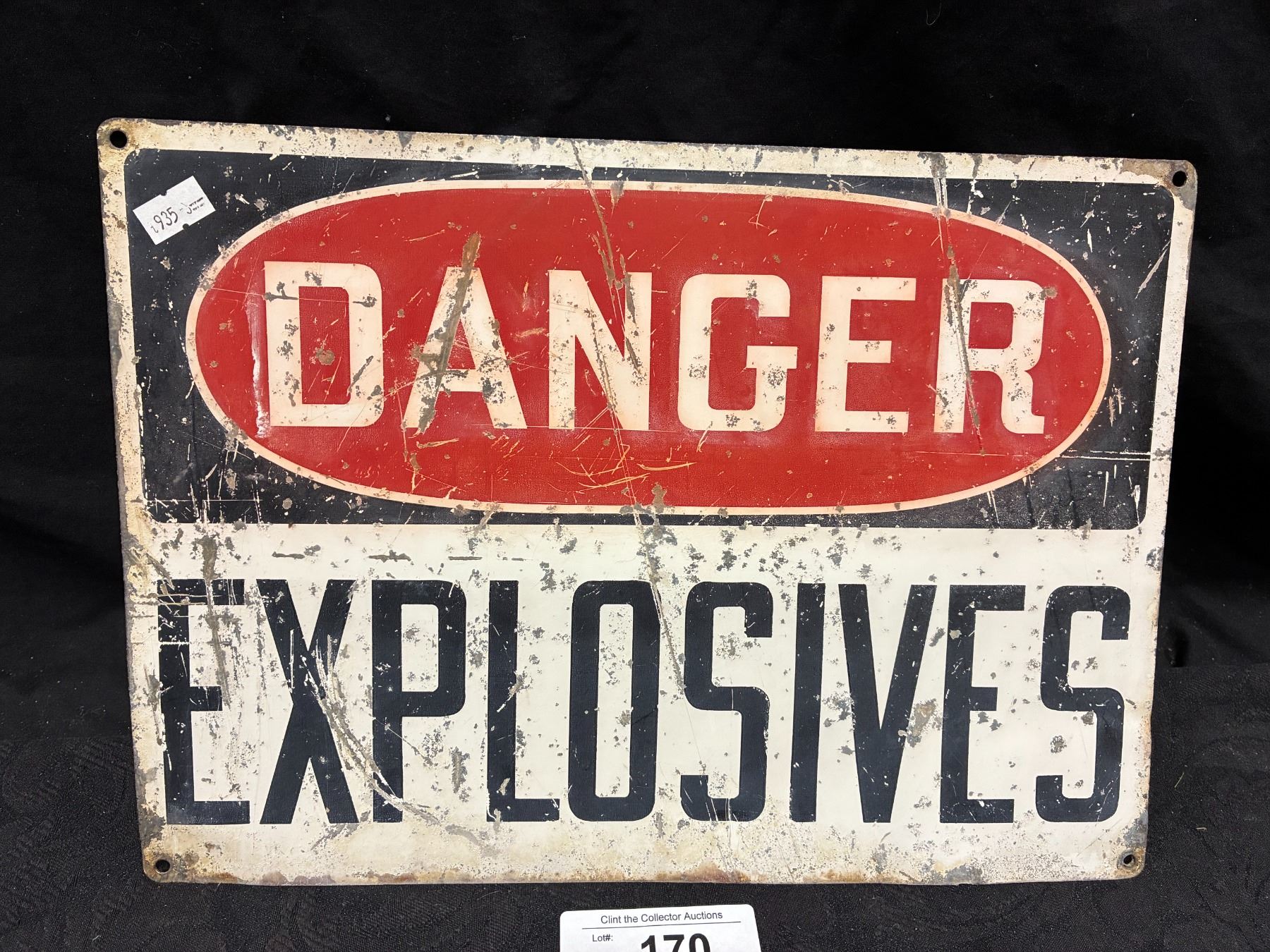 Vintage Explosives sign 14