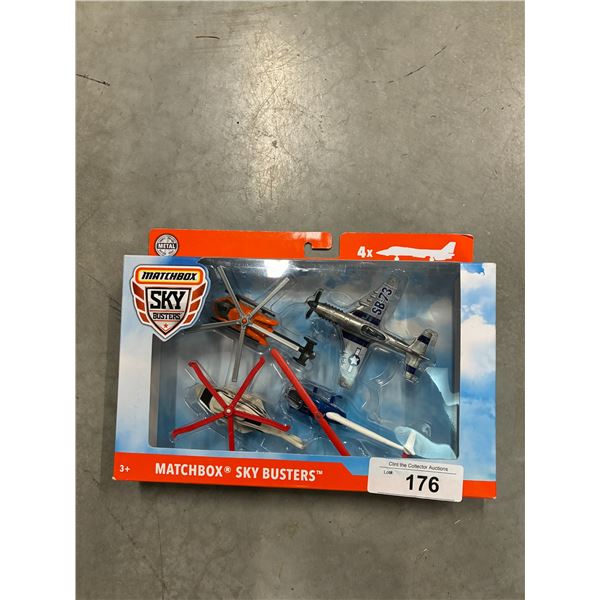 NIB Matchbox Skybuster kit 4 planes