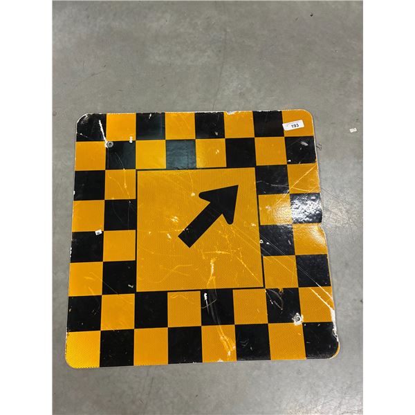 Aluminum road sign 30"x30"
