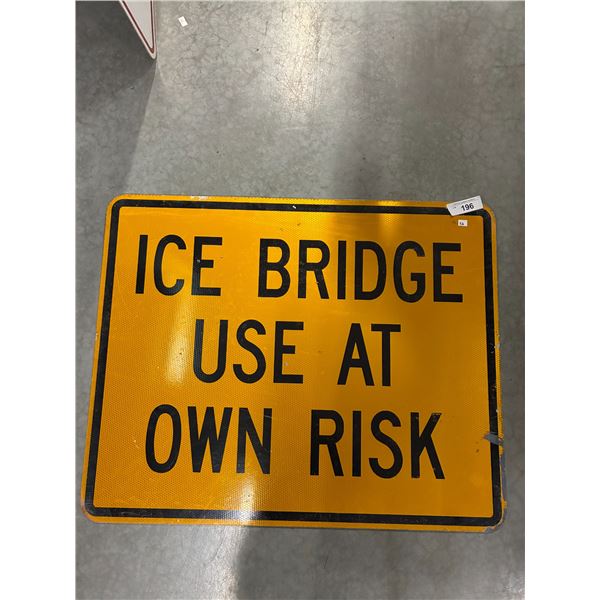 Aluminum road sign 30"x24"