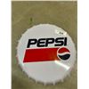 Image 1 : Metal bottle cap sign Pepsi 12"