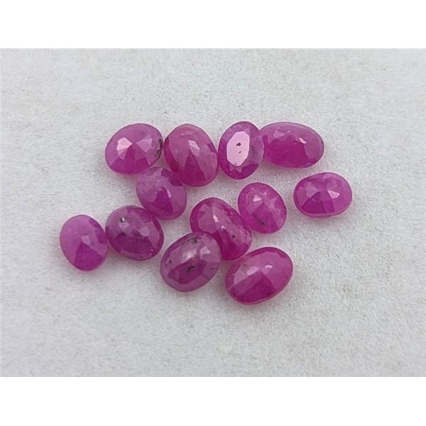 5.42 ct Certified Mozambique Ruby gemstone Parcel ($4,600 Appraisal)