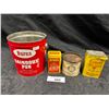 Image 1 : 4 misc vintage tins