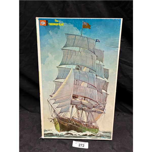 Vintage sailboat model kit