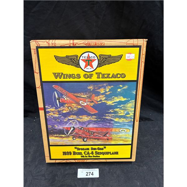 NIB Texaco 1929 Sesequiplane die cast plane
