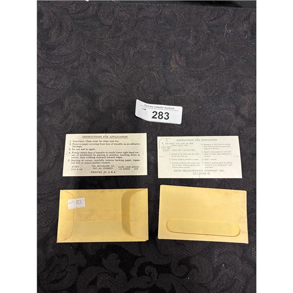 2 hard to find NOS 1966 & 1967 Hawaii license plate tags