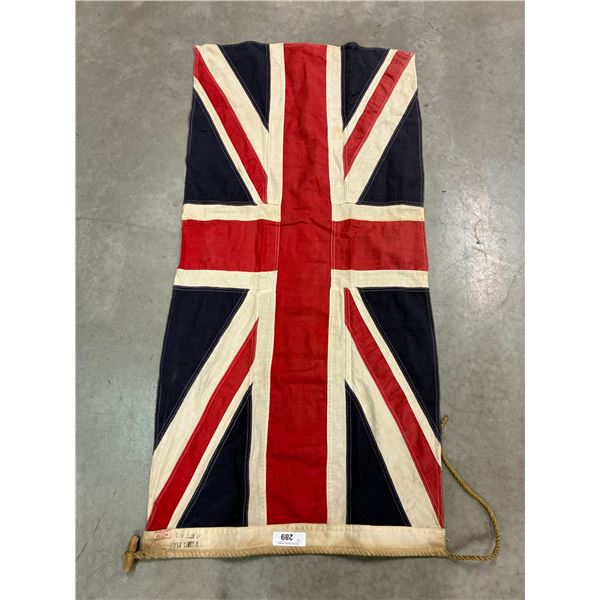 Vintage Union Jack flag 48"x33"