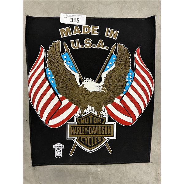 Vintage Harley Davidson jacket patch
