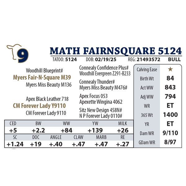 MATH FAIRNSQUARE 5124