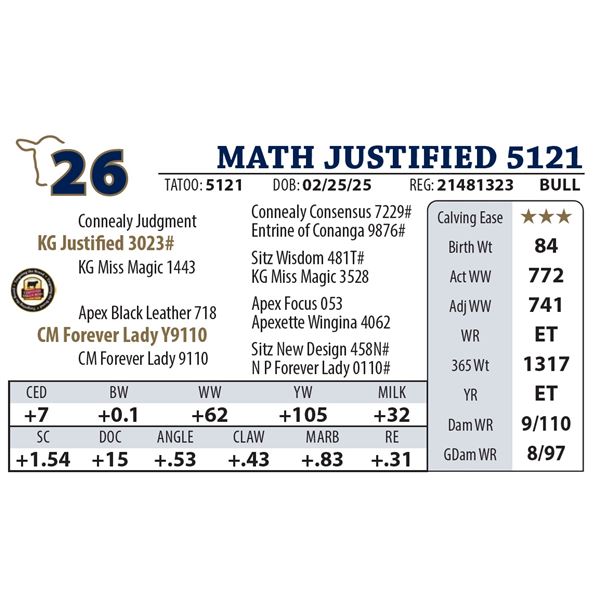 MATH JUSTIFIED 5121