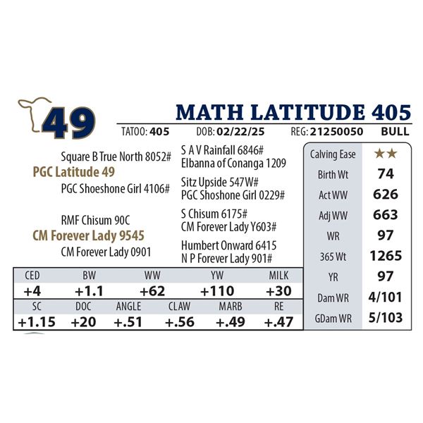 MATH LATITUDE 405