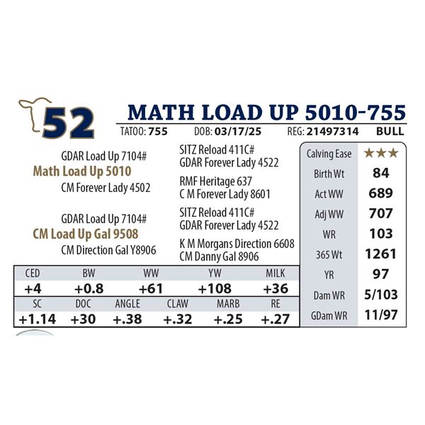 MATH LOAD UP 5010-755