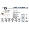 Image 1 : MATH KING CAT 436