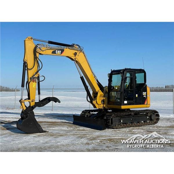 2020 CAT 308 CR HYDRAULIC EXCAVATOR