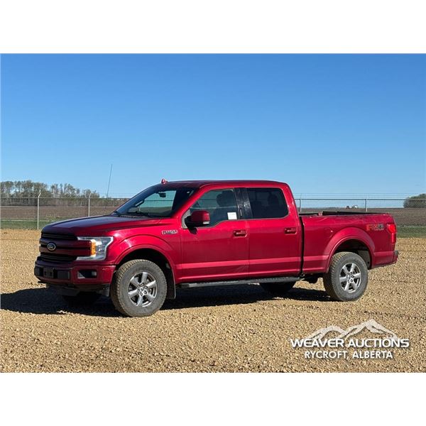 2018 FORD LARIAT F150 CREW CAB PICKUP