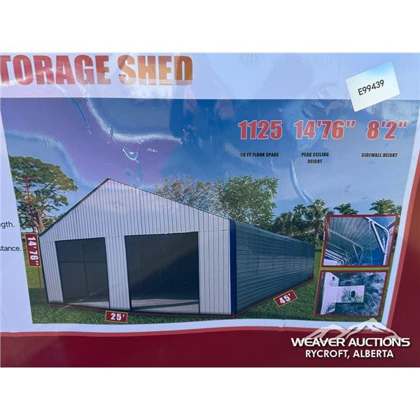 2026 45X25 FT. CAPTOK CK-SS45 LARGE STORAGE SHED