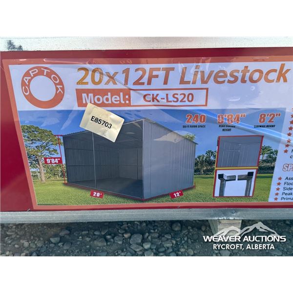 2026 CAPTOK CK-LS20 METAL LIVESTOCK SHELTER