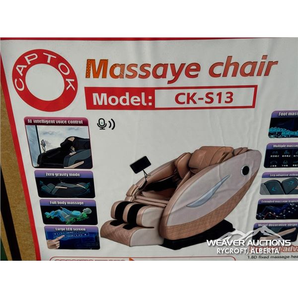 2026 CAPTOK CK-S13 MASSAGE CHAIR