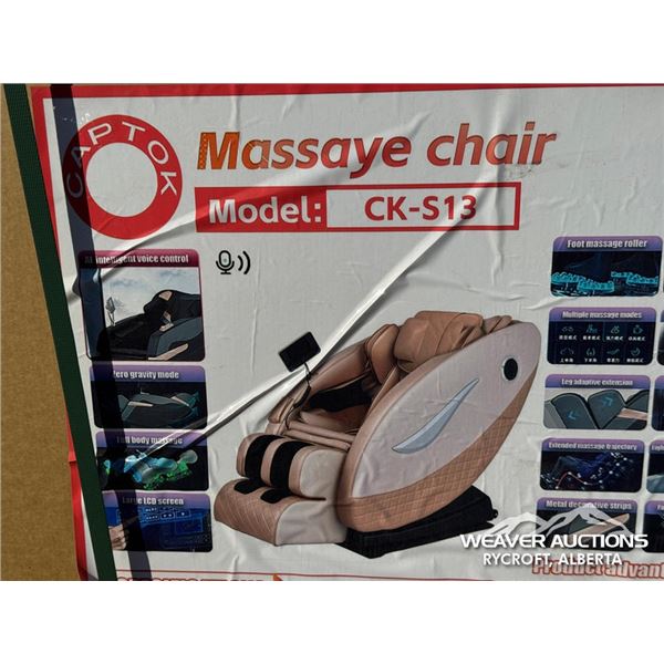 2026 CAPTOK CK-S13 MASSAGE CHAIR