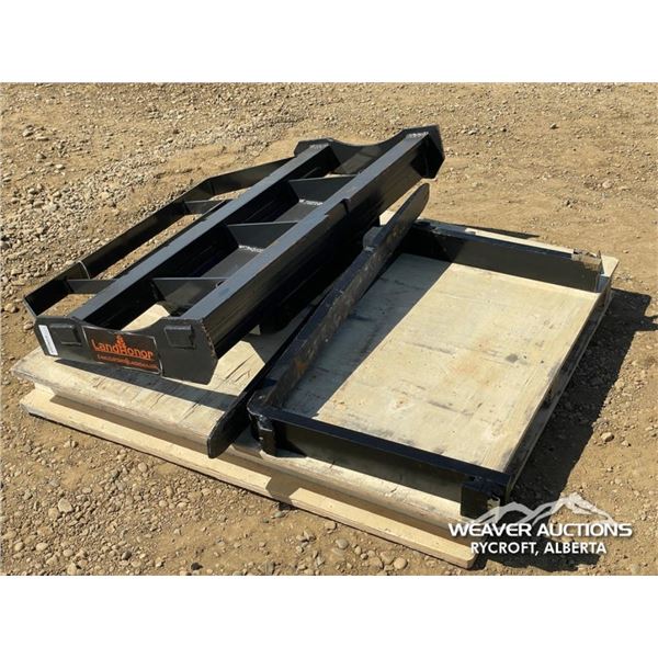 LANDHONOR MINI SKID STEER PALLET FORK FRAME