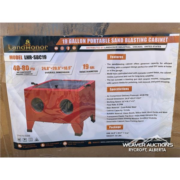 LANDHONOR SAND BLASTING MACHINE