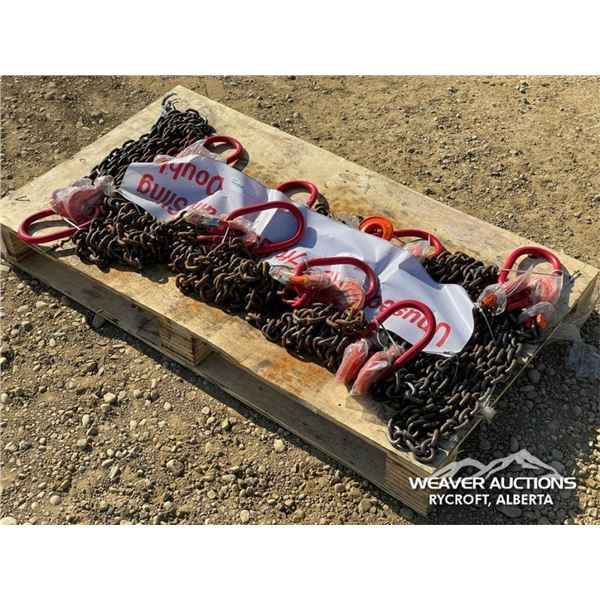 QTY OF 7 FT. LIFTING CHAIN SLINGS