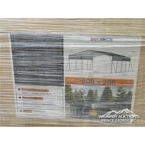 SDLC2020FT CART 20X20 FT. DUALSHIELD GARAGE