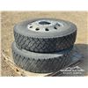 Image 2 : (2) 11R 24.5 TRUCK TIRES & RIMS
