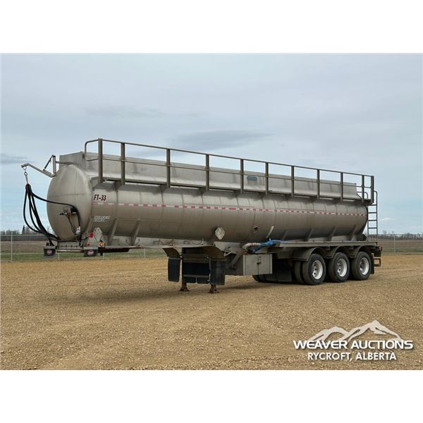 2015 LAZER INOX 43,000 LITRE TRI/A TANK TRAILER