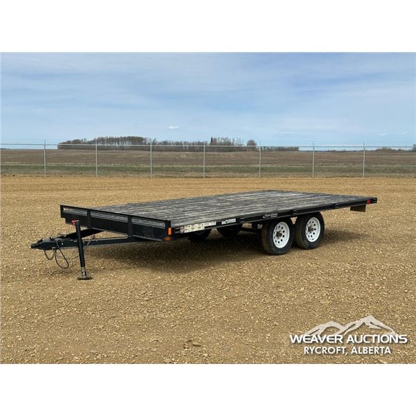 2018 RAINBOW 16 FT. T/A FLAT DECK TRAILER