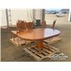 Image 2 : OAK DINING ROOM SET
